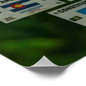 Poster Préambule Perfection - Constitution américaine (Coin)