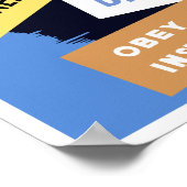 Poster Précautions de raid aérien — 2ÈME GUERRE MONDIALE (Coin)