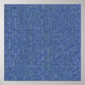 Poster Precise Monochromatic Design: Seamless Laser Grid (Devant)