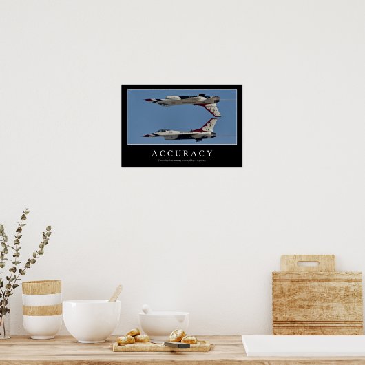 Poster Précision : Devis inspirant (Cuisine)