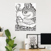 Poster Prédateur préhistorique (Bureau à domicile)