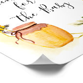 Poster Prédictions de l'aquarelle botanique des abeilles  (Coin)