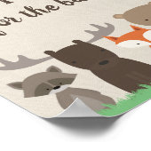 Poster Prédictions des bois pour le Baby shower des signe (Coin)