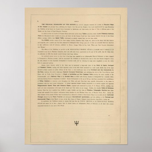 Poster Préface Nouvel atlas marin mercantile (Devant)