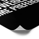 Poster Préférence Temporelle Inflation Épargne Futur Arge (Coin)
