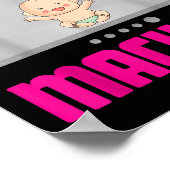 Poster Pregnancy Reveal &amp; Announcement Baby Making Ma (Coin)