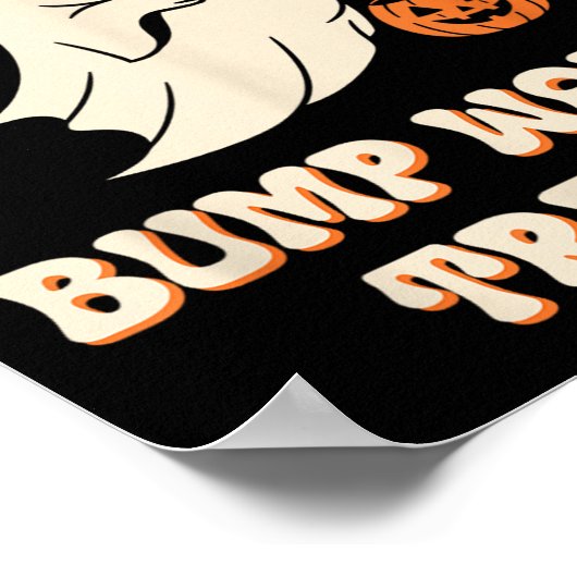 Poster Pregnant Ghost Lazy Trick Or Treat Dress Funny Hal (Coin)