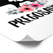 Poster Pregosaurus Funny Grossesse Cadeau (Coin)