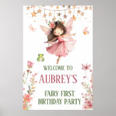 Poster Premier anniversaire de fée fantaisiste (Devant)