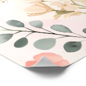 Poster Premier anniversaire de la fille aux champignons d (Coin)