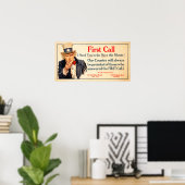 Poster Premier appel ! Vous êtes dans la Marine cette min (Bureau à domicile)