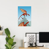 Poster Premier arrivé au sommet gagne ! (Bureau à domicile)