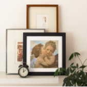 Poster Premier Baiser (détail d'ange) par Bouguereau