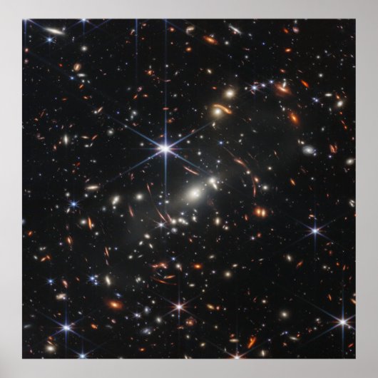 Poster Premier champ profond de l'univers de James webb (Devant)