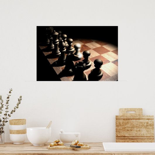 Poster Premier déplacement (Cuisine)