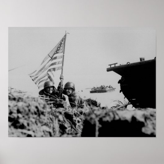 Poster Premier drapeau de Guam (Devant)