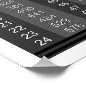 Poster Premier graphique 100 Carrés parfaits (Coin)