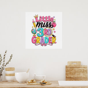 Poster Premier jour de la troisième petite Miss 3e année