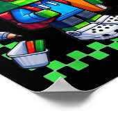 Poster Premier Jour De L'École Retour À L'École Joueurs G (Coin)