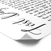 Poster Premier Jour De Ma Vie Chanson De Script Blanc Imp (Coin)