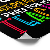 Poster Premier Jour D'Enfance Priez Pour Mon Professeur D (Coin)