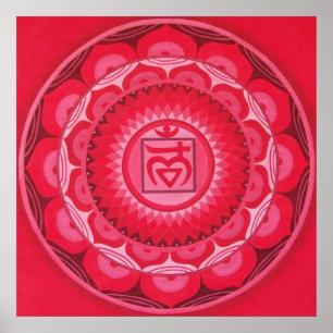 Poster Premier mandala de Chakra