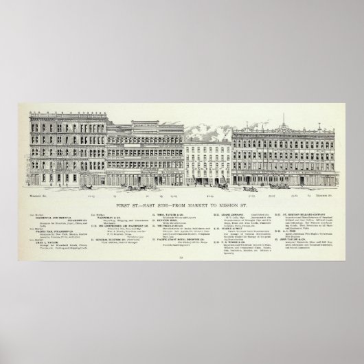 Poster Premier marché et mission (Devant)