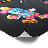 Poster PREMIER NIVEAU Jardin d'enfants, panneau de tablea (Coin)