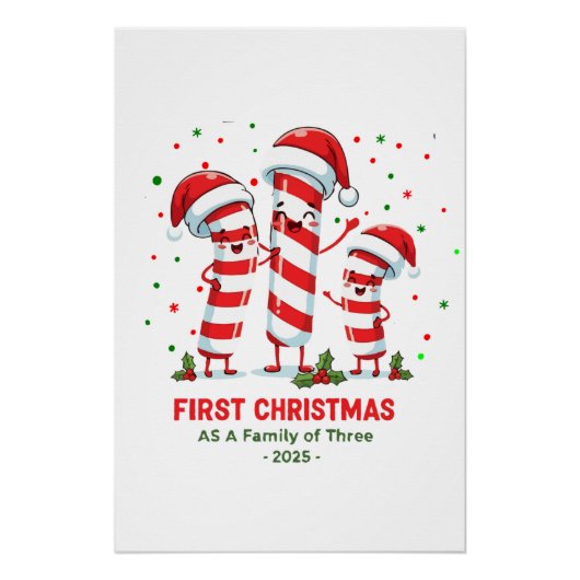 Poster Premier Noël en famille (Devant)