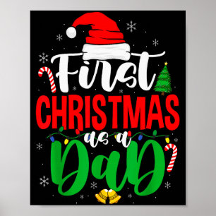 Poster Premier Noël en tant que papa Nouvellement papa 1e