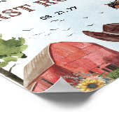 Poster Premier Rodeo Horse Grange 1er anniversaire fête B (Coin)