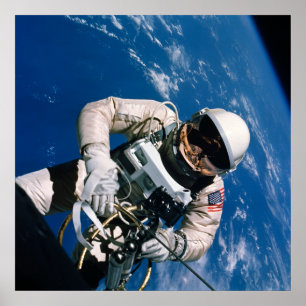 Poster Premier Spacewalk américain (Gémeaux 4)