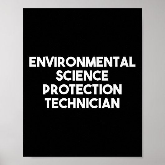 Poster Premier technicien en protection des sciences de l (Devant)