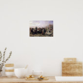 Poster Premier Thanksgiving à Plymouth par Brownscombe (Cuisine)