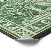 Poster Premier timbre postal - Toscane (1851) (Coin)