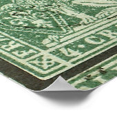 Poster Premier timbre postal - Toscane (1851) (Coin)