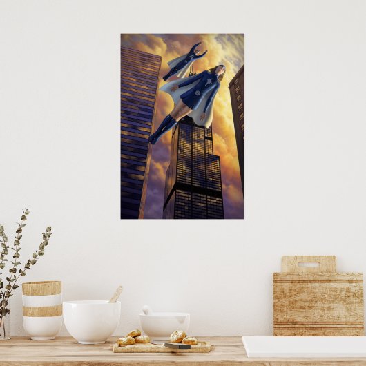 Poster Premier vol (Cuisine)