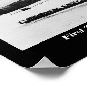 Poster Premier vol de Zeppelin au lac de Constance (Coin)