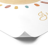 Poster Premier voyage autour du soleil 1er anniversaire B (Coin)