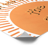 Poster Premier Voyage Autour Du Soleil 1Er Anniversaire B (Coin)