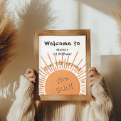 Poster Premier Voyage Autour Du Soleil 1Er Anniversaire B