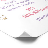 Poster Premier voyage autour du soleil Anniversaire (Coin)