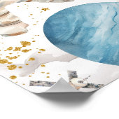 Poster Premier voyage autour du soleil Anniversaire 20x30 (Coin)