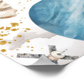 Poster Premier voyage autour du soleil Anniversaire 24x36 (Coin)