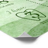 Poster Premier voyage autour du soleil Anniversaire Poste (Coin)