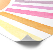 Poster Premier voyage autour du soleil filles 1er premier (Coin)