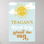 Poster Premier voyage autour du soleil Premier anniversai (Devant)