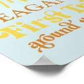 Poster Premier voyage autour du soleil Premier anniversai (Coin)