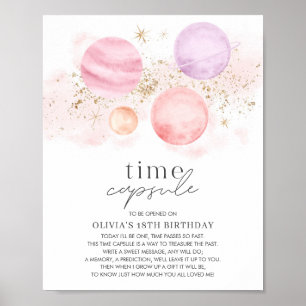 Poster Premier Voyage Autour Du Sun Girls Time Capsule