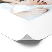 Poster Première année de bébé garde photo Collage (Coin)